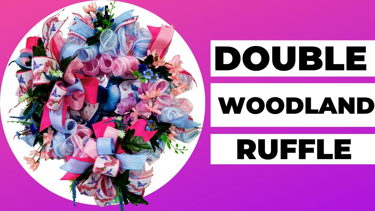 Hummingbird Deco Mesh Wreath on a Dollar Tree Frame |Crafting with Hard Working Mom |How to DIY