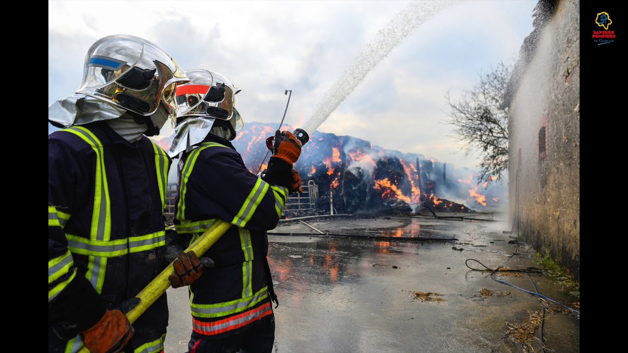 Feu au Louroux
