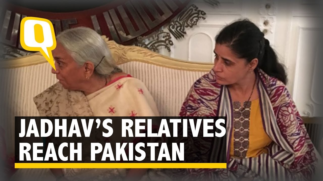 Jadhav's Family Arrives in Islamabad to Meet Him | The Quint