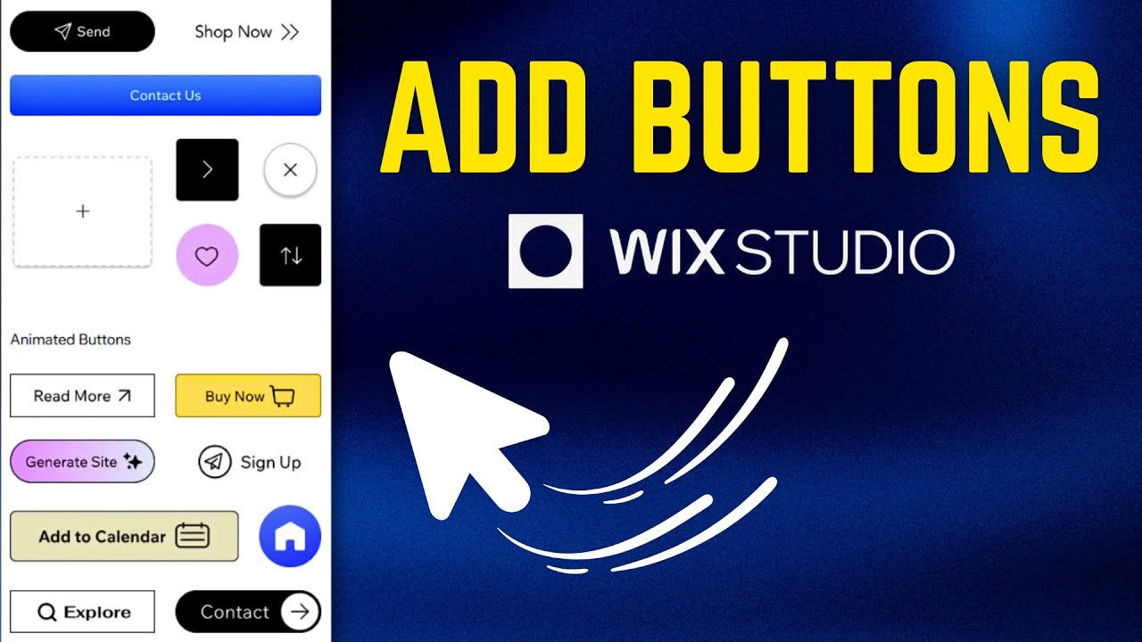 How To Add & Link Buttons in Wix Studio 🔳 Customize Buttons Tutorial ✔️