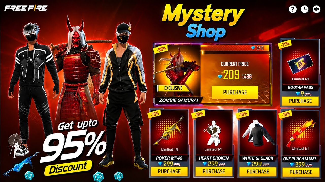 Zombie samurai bundle return confirm date | FFWS bundle return date | Free Fire upcoming event