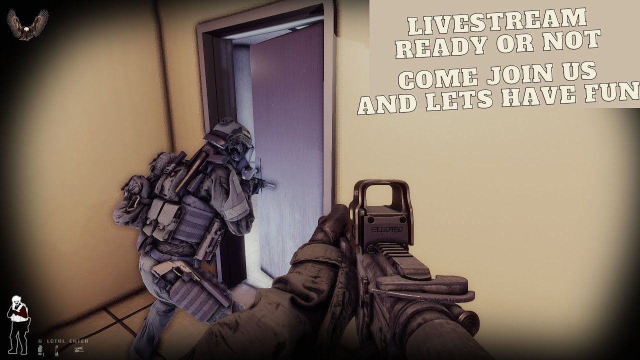 Ready or not livestream how to copmplete a mission or not. Come and join us