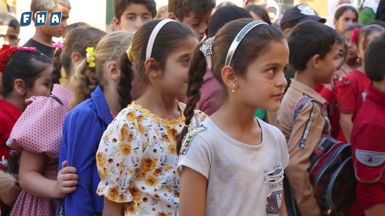 مدرسة كللي شمالي إدلب تفتتح النادي الصيفي والذي يضم أكثر من 400 طالباً وطالبة