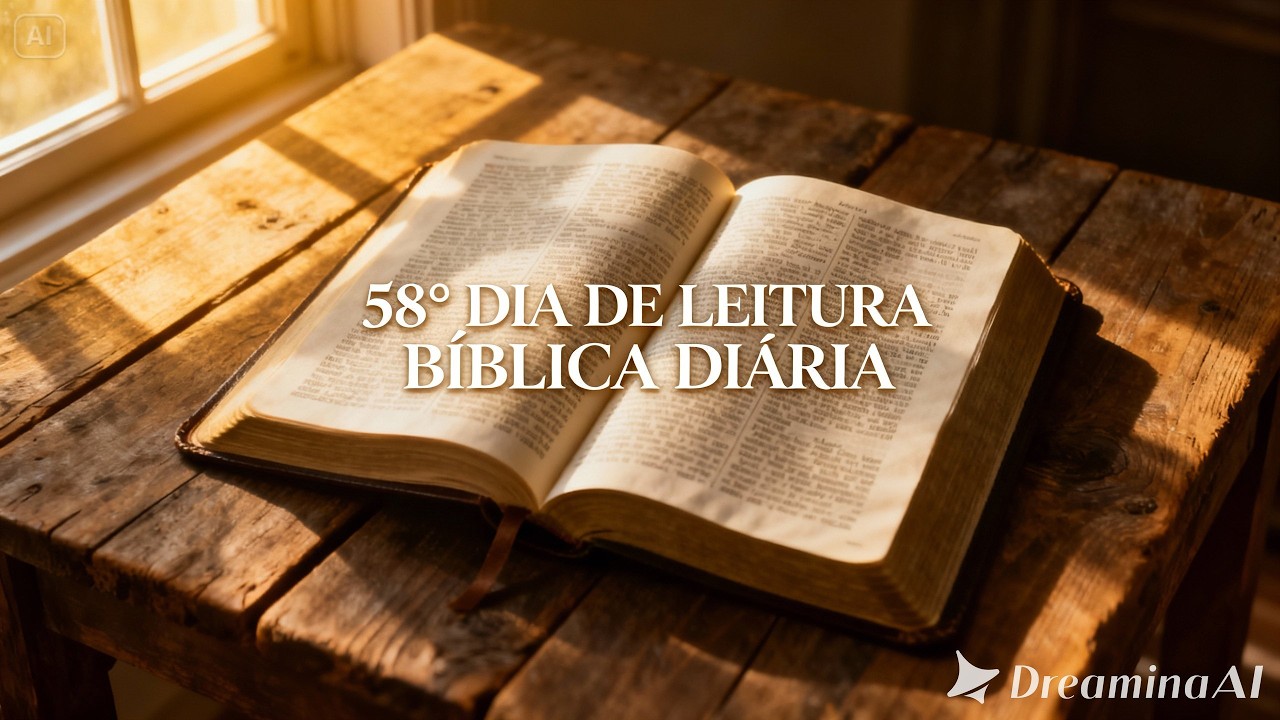 58º DIA DE LEITURA BÍBLICA DIÁRIA 58/365 2026