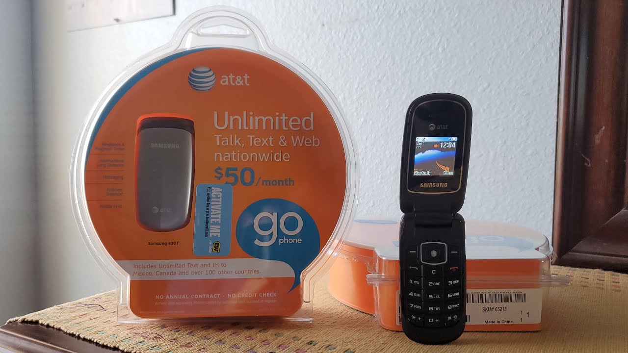 Retro Unboxing - Samsung SGH-A107 (AT&T GoPhone)