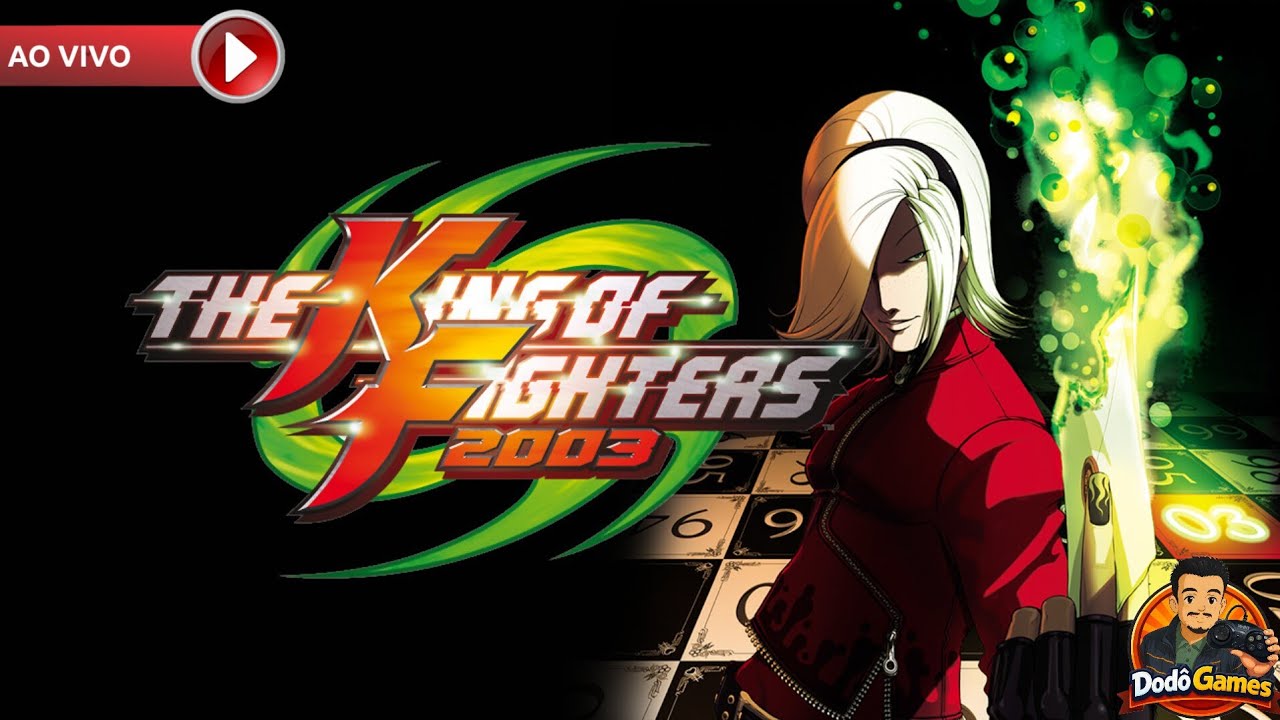 🔴KOF 2003 - AO VIVO! 1° vez jogando #snk #neogeo #kof2003 #arcade