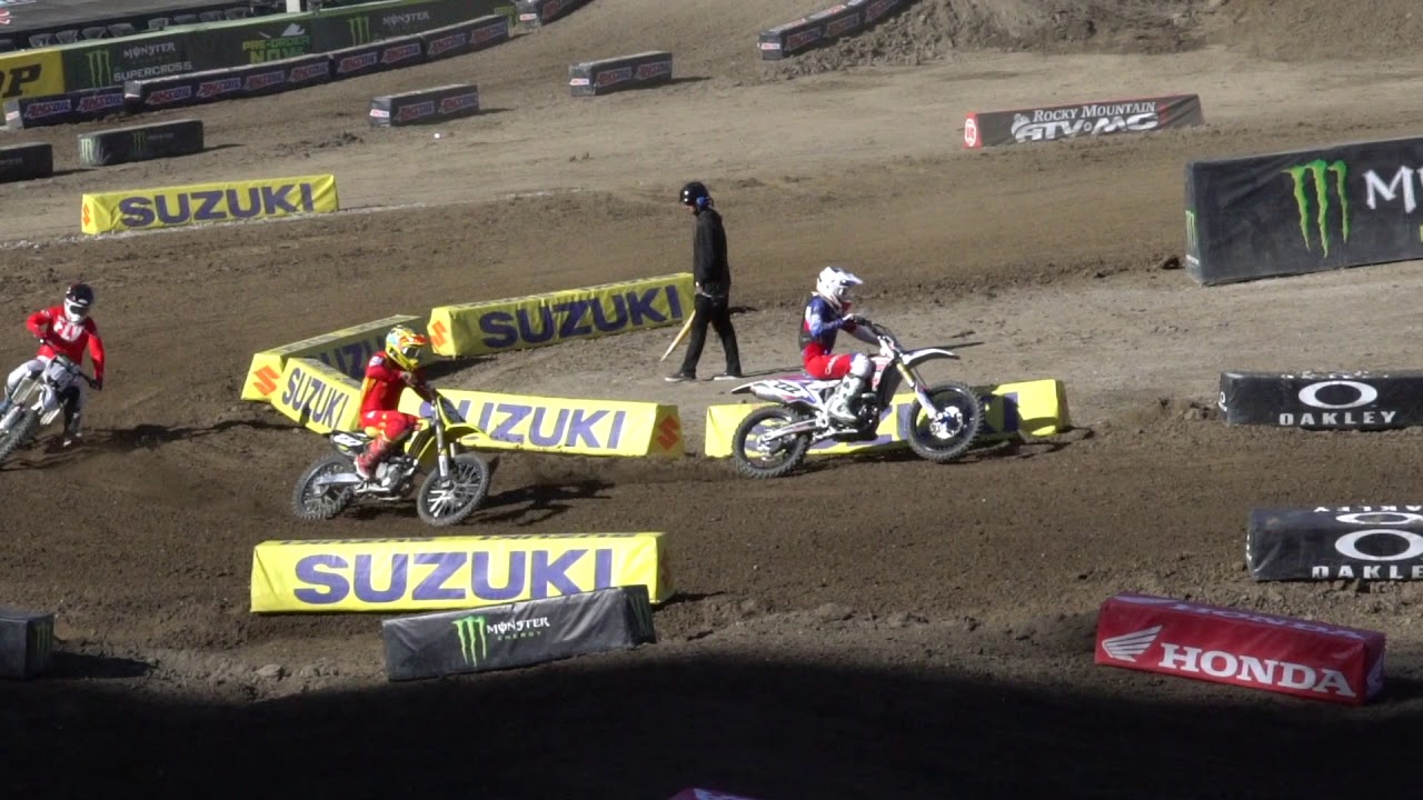Anaheim 2 amateur supercross C-class race RAW