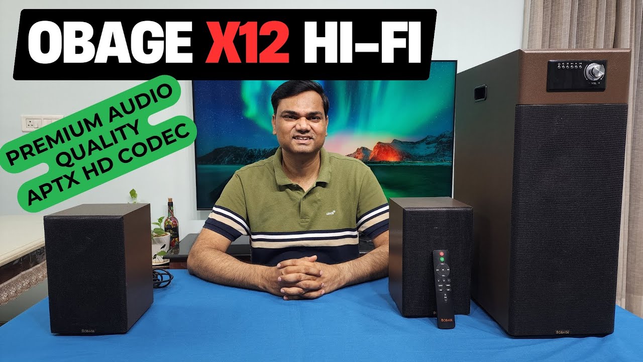 Obage X12 HiFi 2.1 Speaker System Review | Ultimate audio Quality in the Price of Soundbar