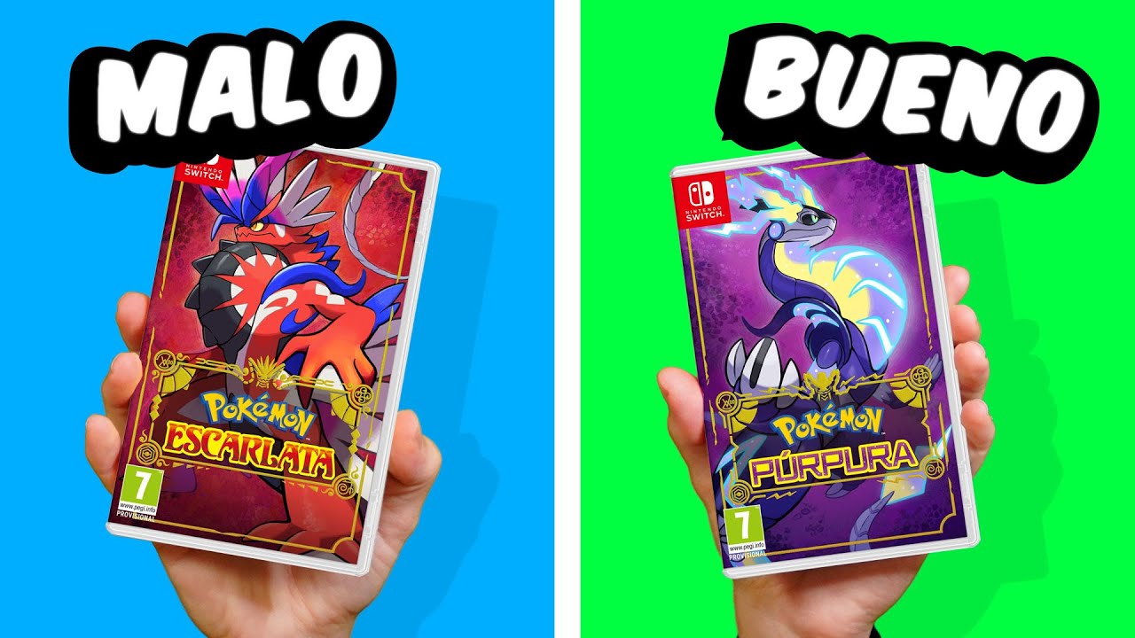 DIFERENCIAS (Actualizado) POKÉMON ESCARLATA y PÚRPURA 😎 Cuál es Mejor Comprar en Nintendo Switch
