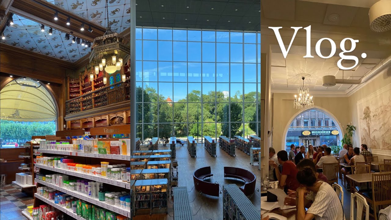 【北欧旅行】電車とバスでめぐる旅| Malmö 🇸🇪| マルメ市立図書館 | スウェーデン最古の薬局🦁 |  St. Peter's Church