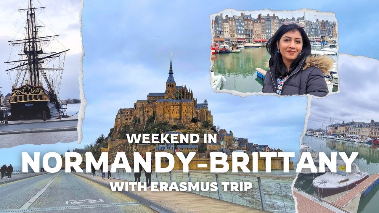 Weekend in Normandy Brittany🏖️ | Exploring UNESCO site Mont Saint Michel and French Port Saint Malo