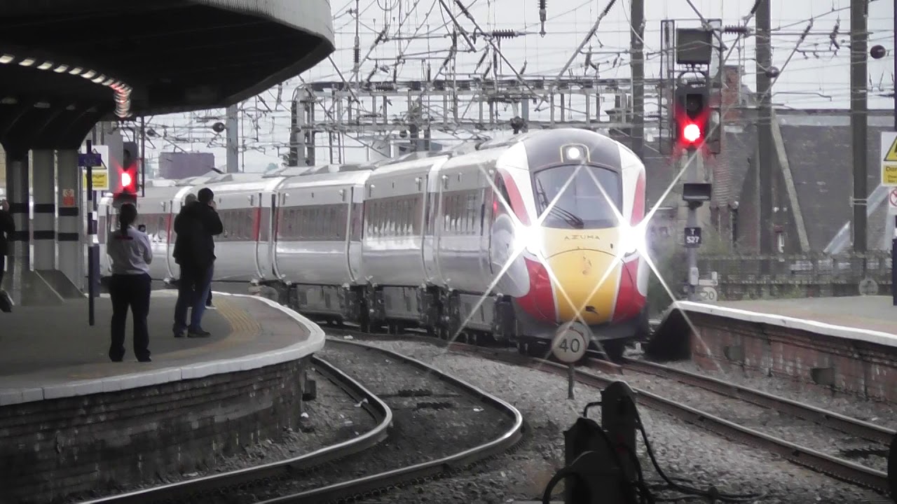 The Inaugural LNER Azuma Service From Edinburgh Waverley to Kings Cross - Newcastle - 1st Aug 2019