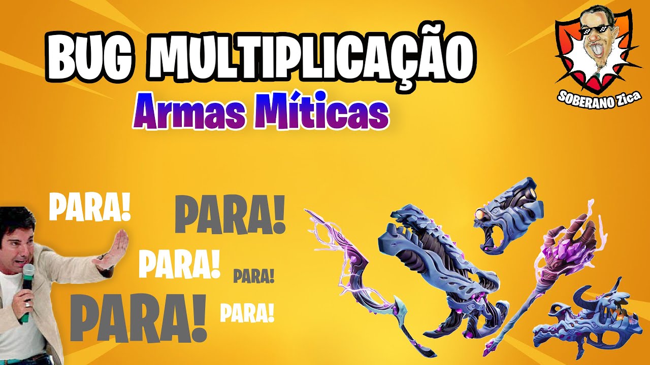 BUG - ARMAS MÍTICAS ILIMITADAS  REI DA TEMPESTADE - FORTNITE SALVE O MUNDO