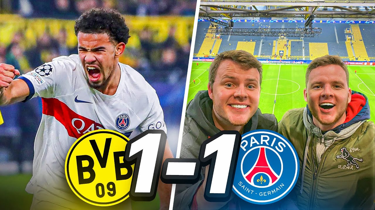 C’ÉTAIT TRÈS CHAUD ! DORTMUND 1-1 PSG ! Notre Voyage au Signal Iduna Park pour la LDC !