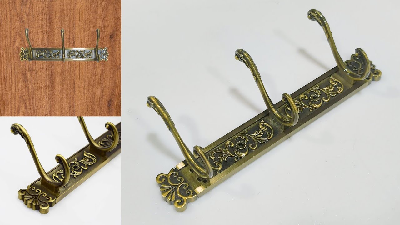 Coat Hook Hanger Premium Design | Cloth Hanger Door Wall Robe Hooks Rail For Hanging Keys Clothes