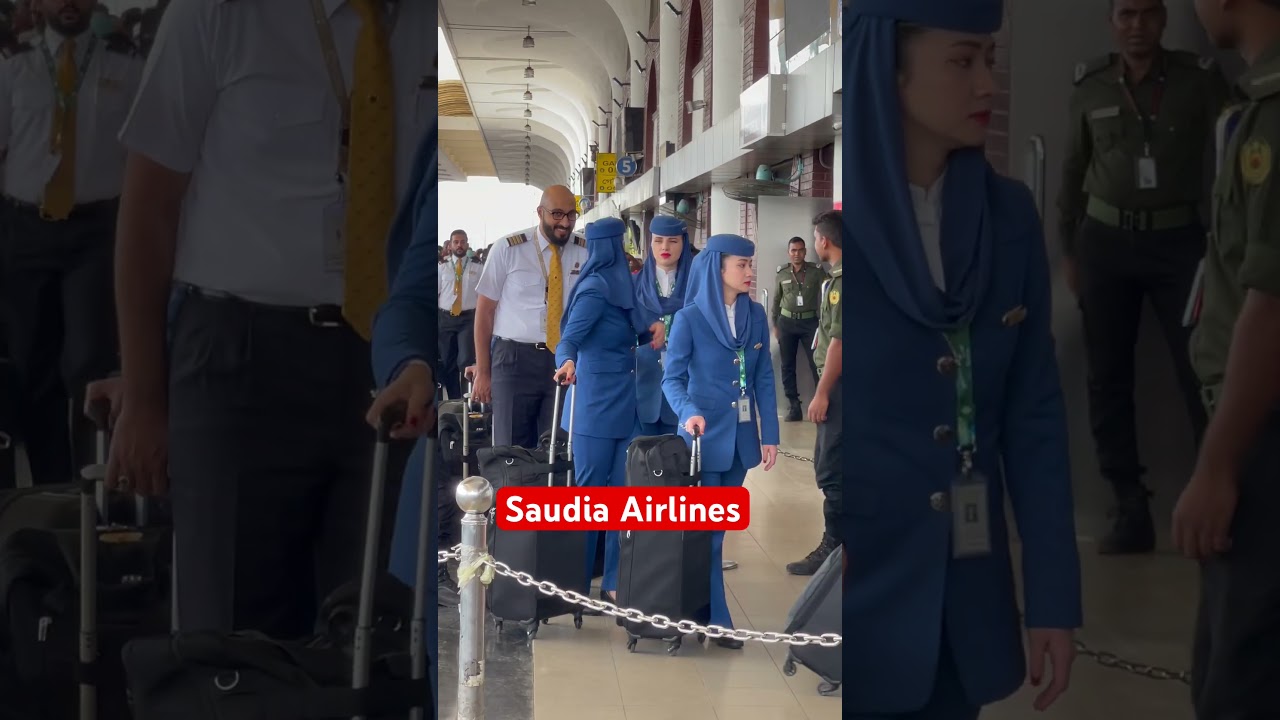 Saudia Cabin Crew 🥰 #aviation #cabincrew #saudiarabia