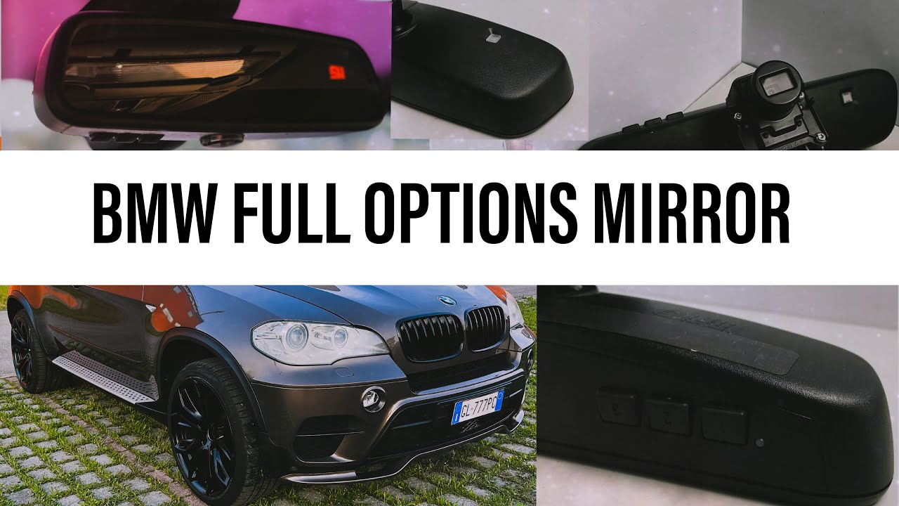 BMW X5 E70 X6 E71 FULL FUNCTIONS MIRROR UPGRADE/Зеркало с  EC/CD/GTO/Compass/FLA.