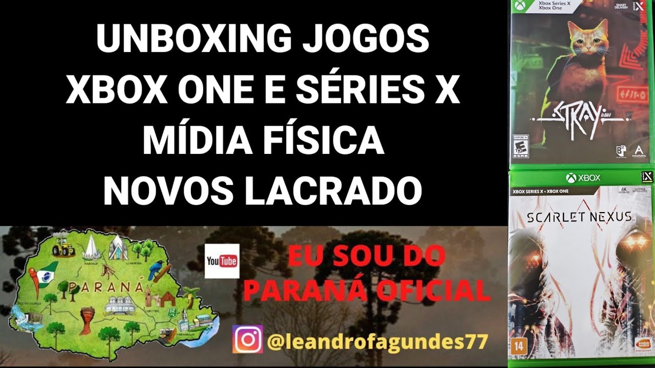 UNBOXING JOGOS XBOX ONE/SÉRIES NOVOS 