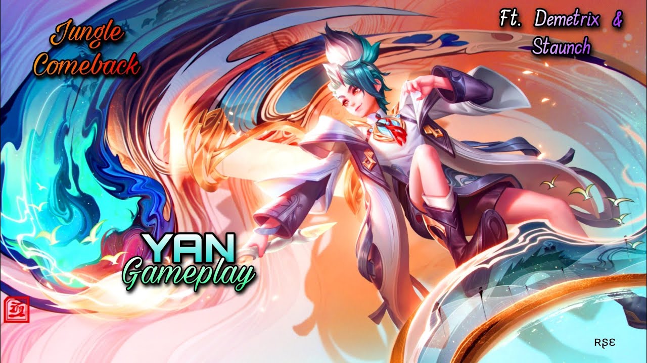 Yan Jungle Comeback Gameplay | Ft. Demetrix & Staunch | CoT | AoV | Ragner Seronix