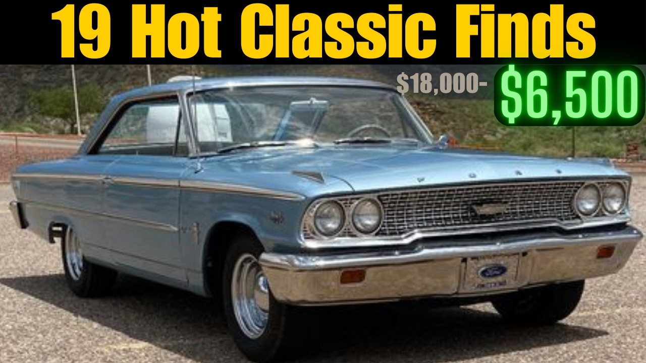 Sellers Dropping Prices: 19 Classic Cars For Sale Under $18,000