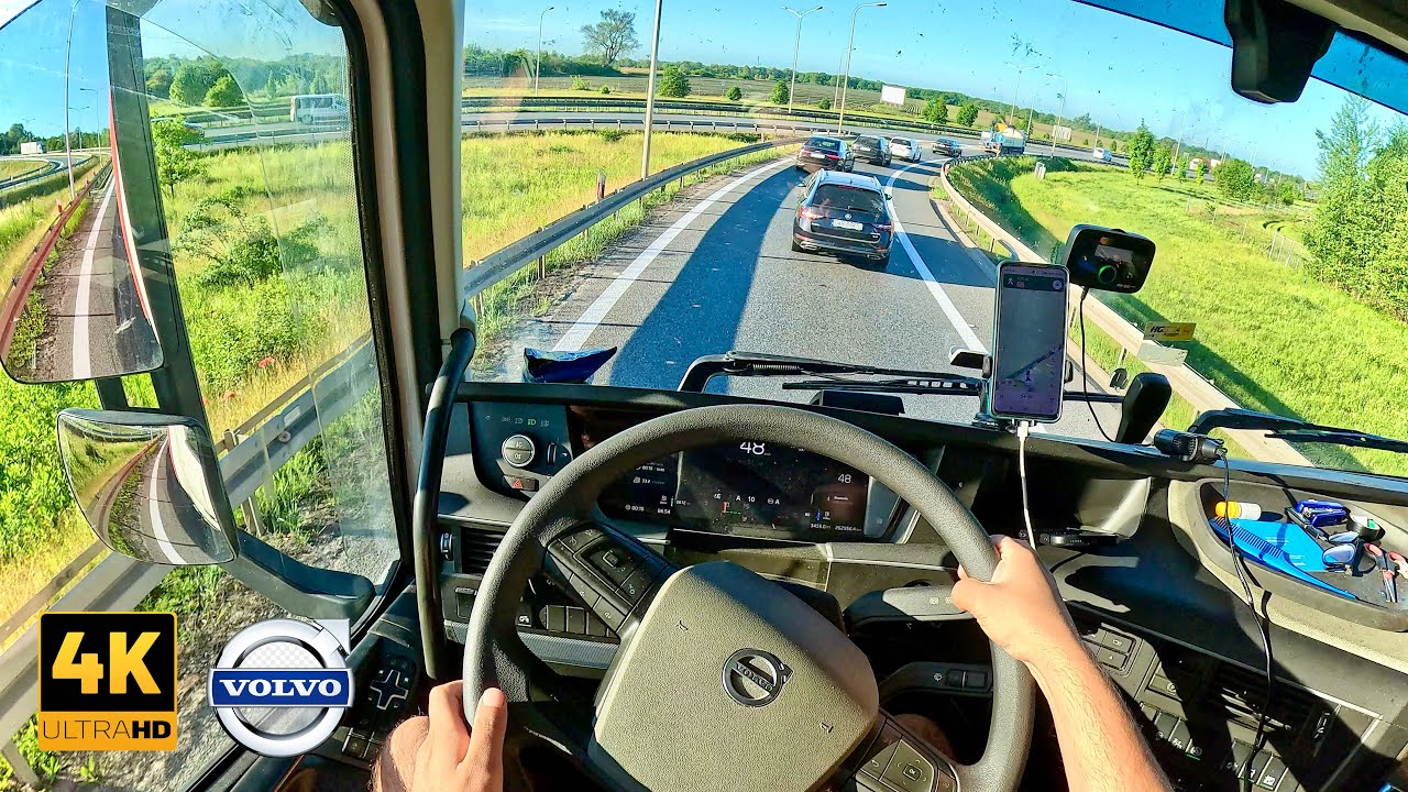 ASMR | DRİVİNG POV TRUCK | VOLVO FH | TRUCK LİFE