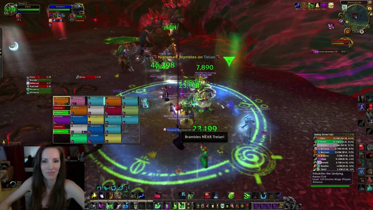 WoW Legion - Cenarius Heroic. The Emerald Nightmare. Resto Druid PoV.