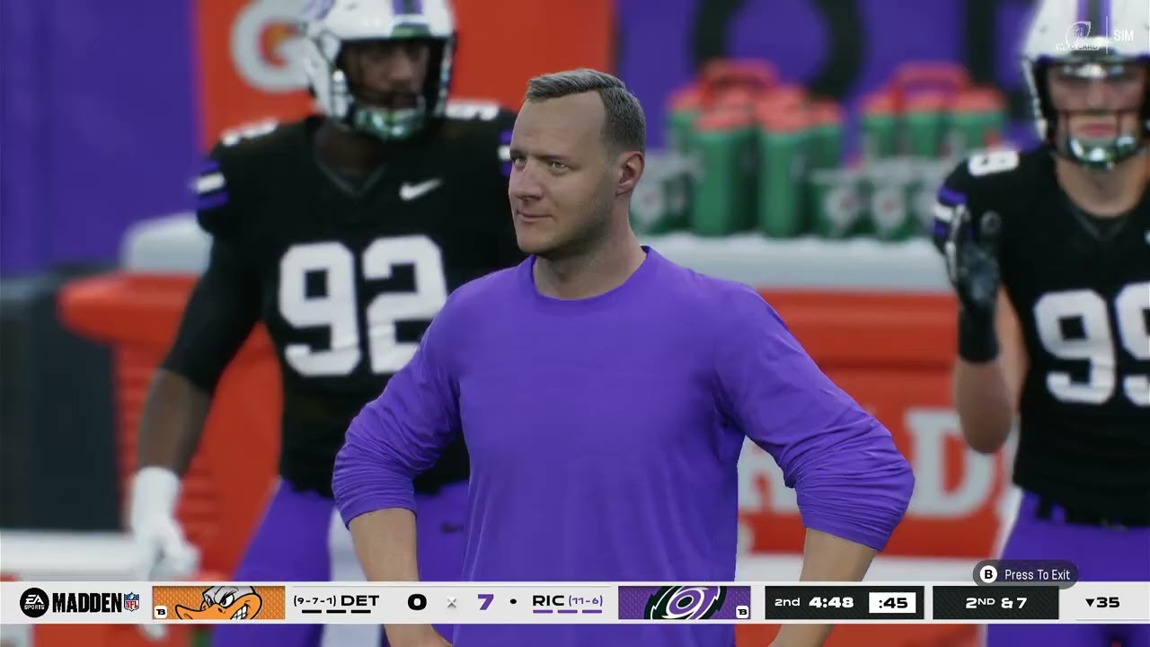 Madden 26 FX5 9-7-1 Detroit Ducks vs 11-6 Richmond Typhoons Wild Card Round
