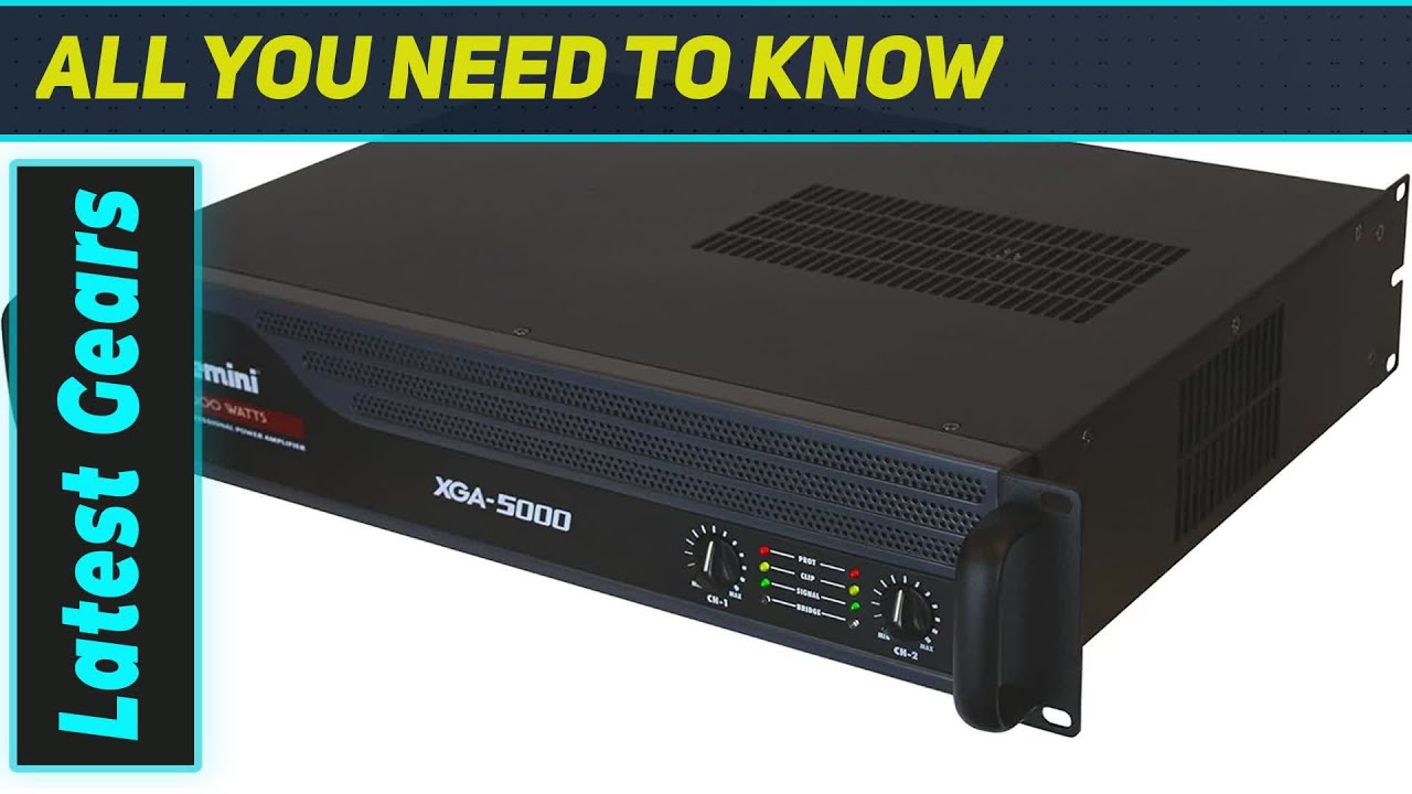 Unboxing and Testing: Gemini Professional 5000W Amplifier