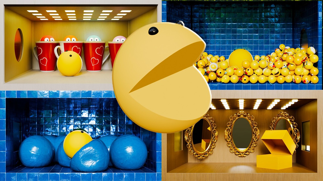 PAC-MAN'S CRAZIEST BOXED ADVENTURES! | 30 MINUTES!