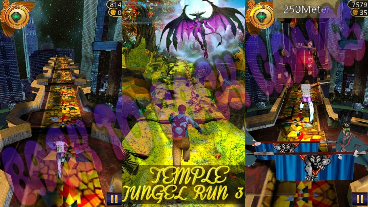 Temple Jungle Run 3D Gameplay For All Kids And Babies