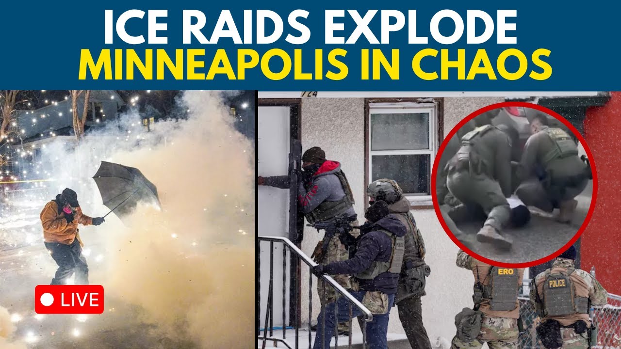 LIVE: ICE Raids Rock Minneapolis — Tear Gas, Gunfire Reports Spark Outrage | US | Minneapolis