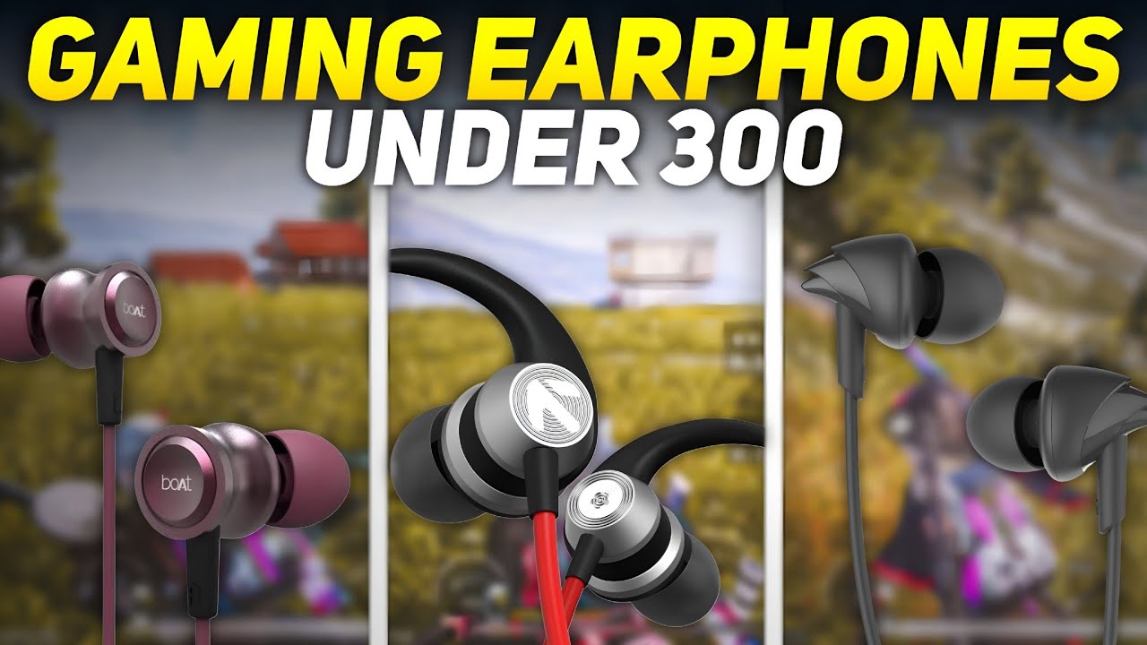 TOP 3 BEST GAMING EARPHONES FOR PUBG/BGMI UNDER 300 🔥 WIRED EARPHONES FOR GAMING UNDER 300 RS