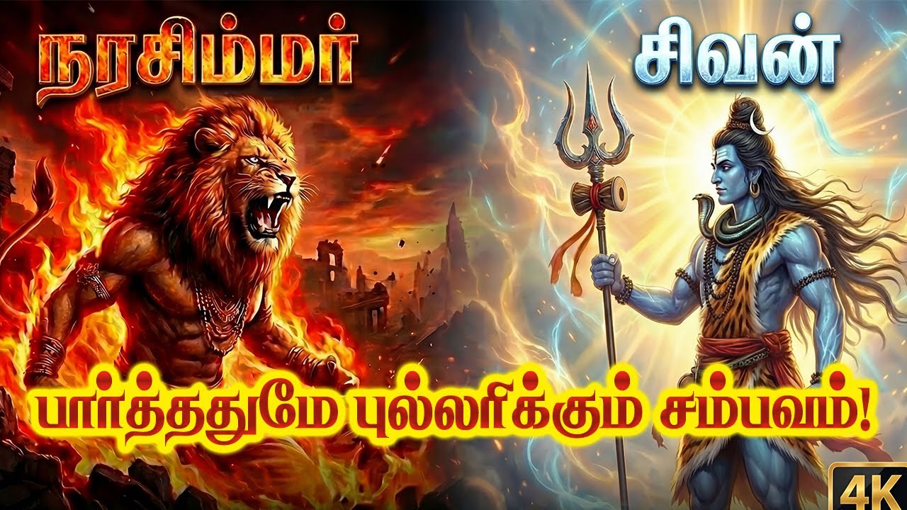நரசிம்மரையே அடக்கிய சிவனின் ருத்ர அவதாரம்! The Form That Stopped Narasimha | Sharabeshwara Story