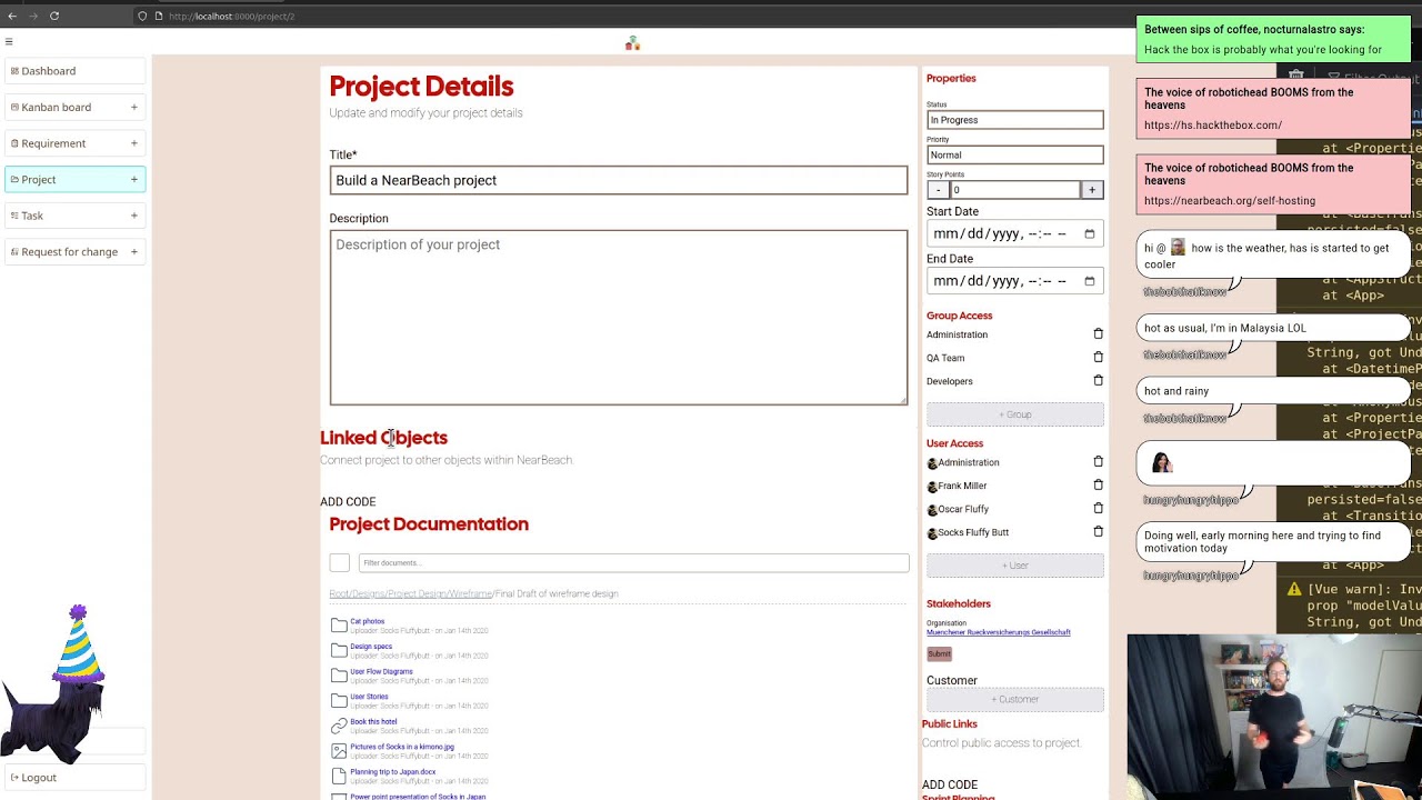 Episode 514 - Web Development - Building an open source project management system