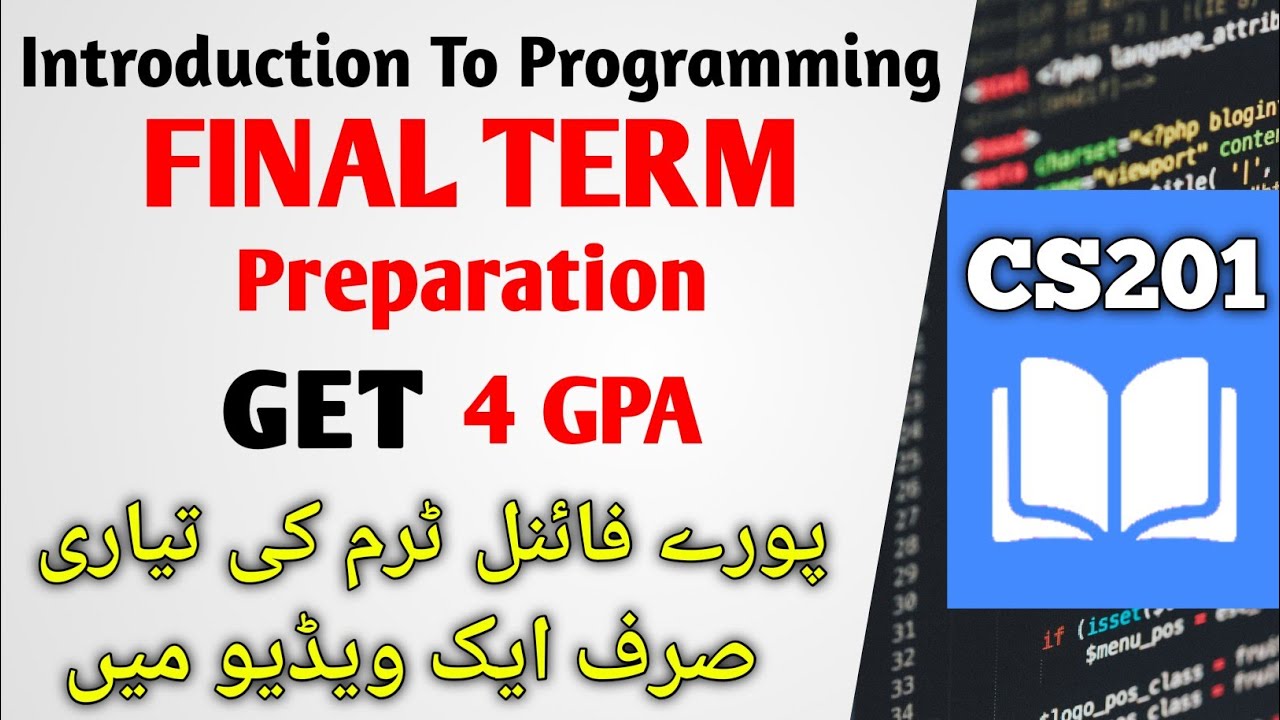 CS201 Final Term Preparation | Introduction to programming | #cs201 Lecture 23 to 45 #cs201p