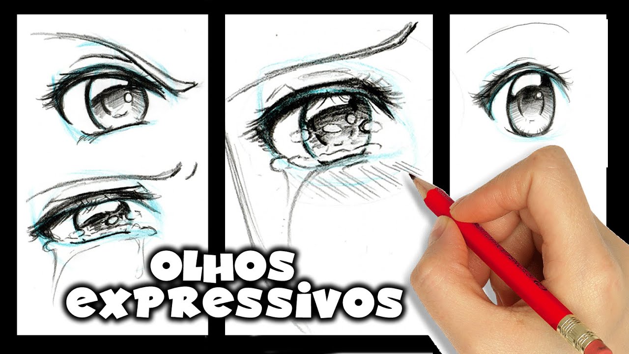 COMO DESENHAR MANGÁ - OLHOS EXPRESSIVOS -1