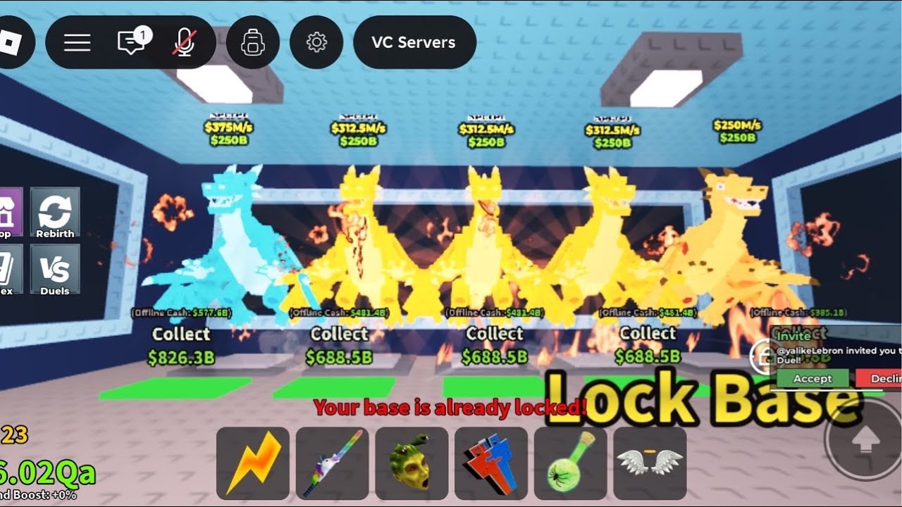 Trading and dueling using placeholder
