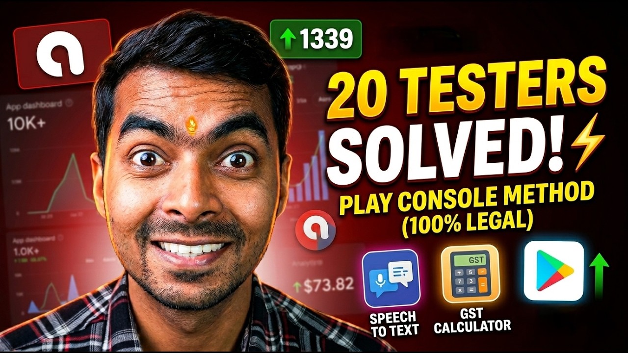 Solving Google Play 20-Testers Policy Legally (Closed Testing Blueprint) ⚡
