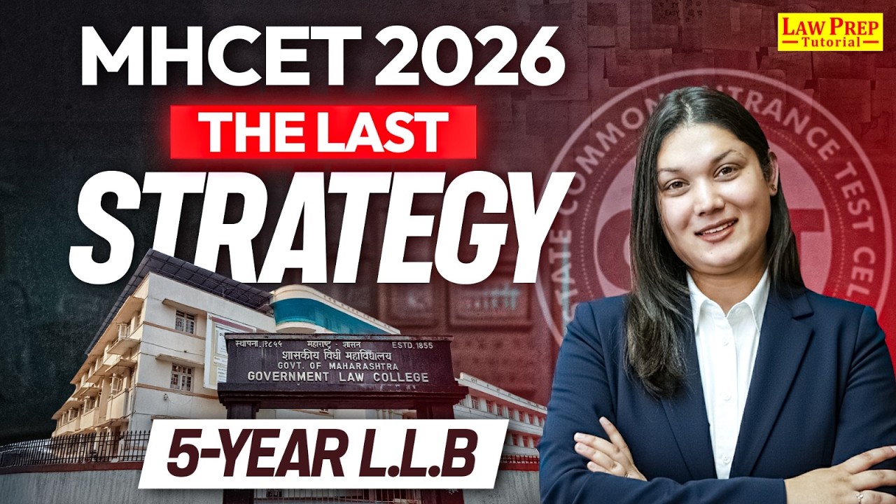 MH CET 2026 (5-Year LLB): The Only Preparation Strategy You Need | MH CET Exam Preparation