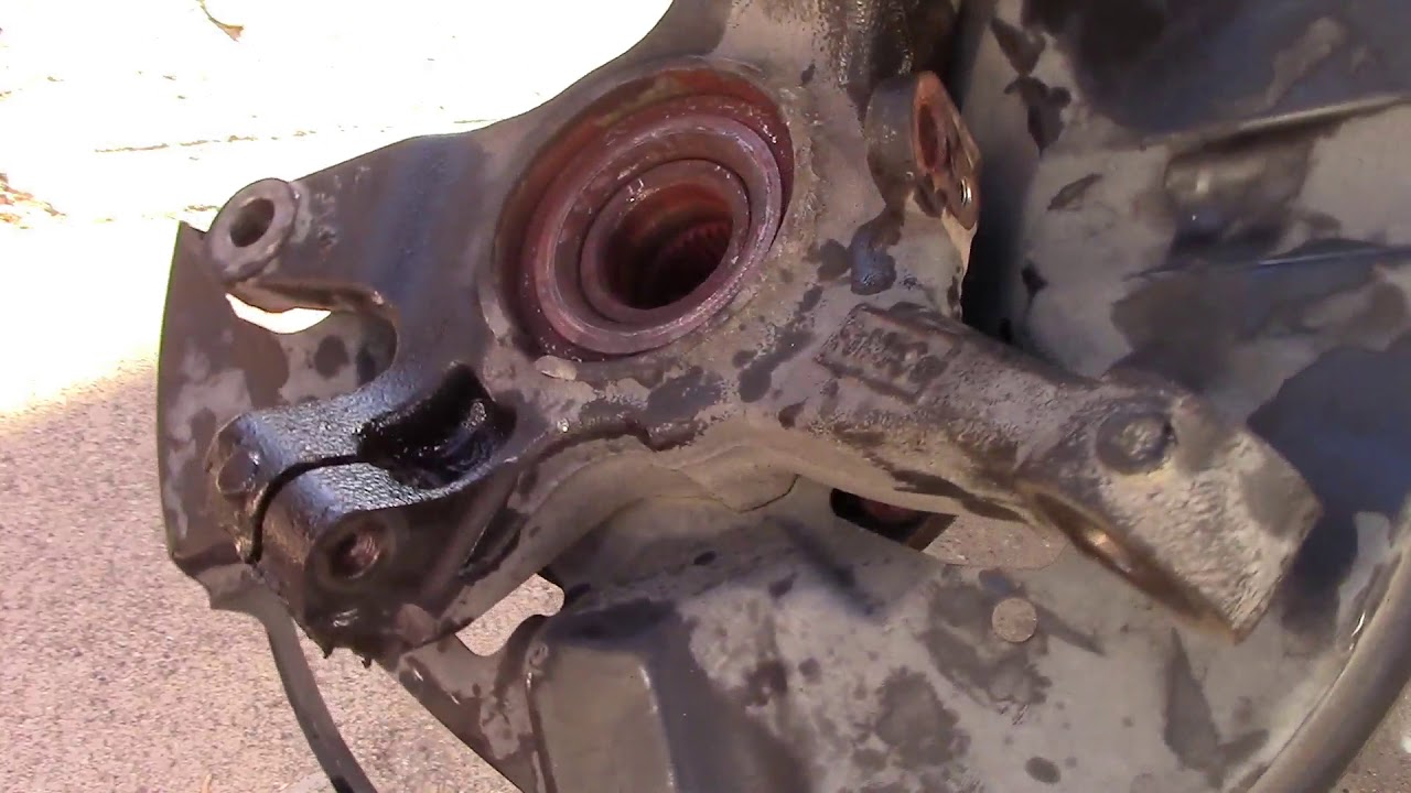 2008 Mazda CX9 Replacing the wheel bearing and ball joint