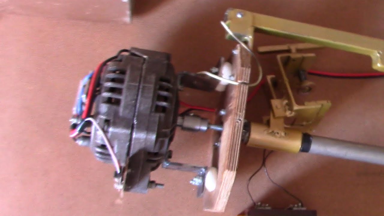 Лодочный электромотор. Из генератора автомобиля ВАЗ. Тест на воде.