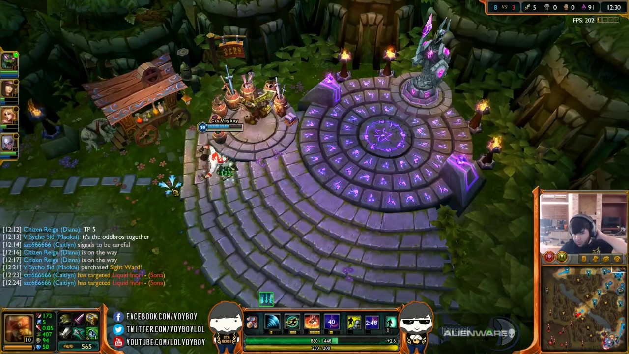 Voyboy vs Scarra - Lee Son vs Rengar top lane «Beast» (Diamond l)
