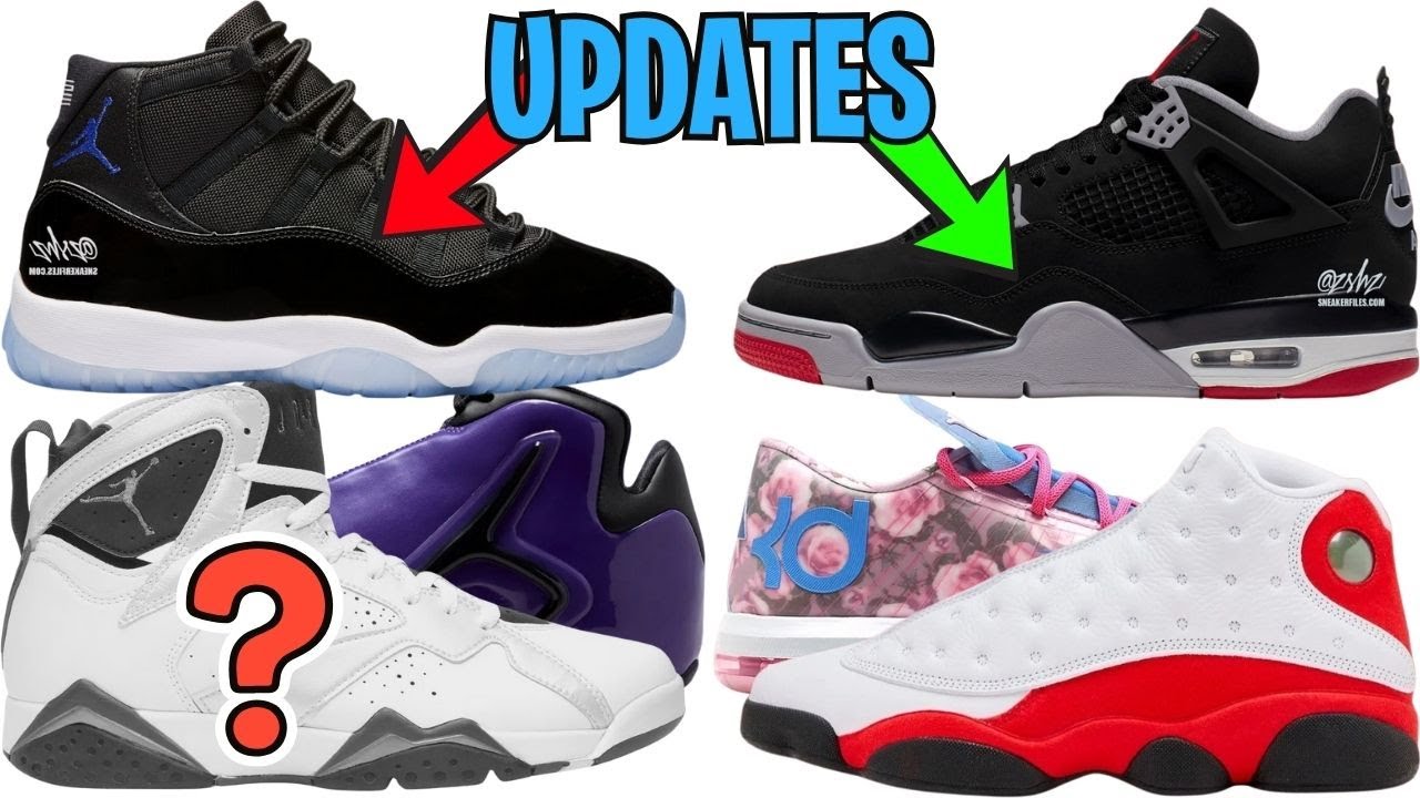 AIR JORDAN 11 SPACE JAM 2026, JORDAN 4 BRED, AIR JORDAN 7 2026 RELEASES, NEW RELEASE DATES + MORE