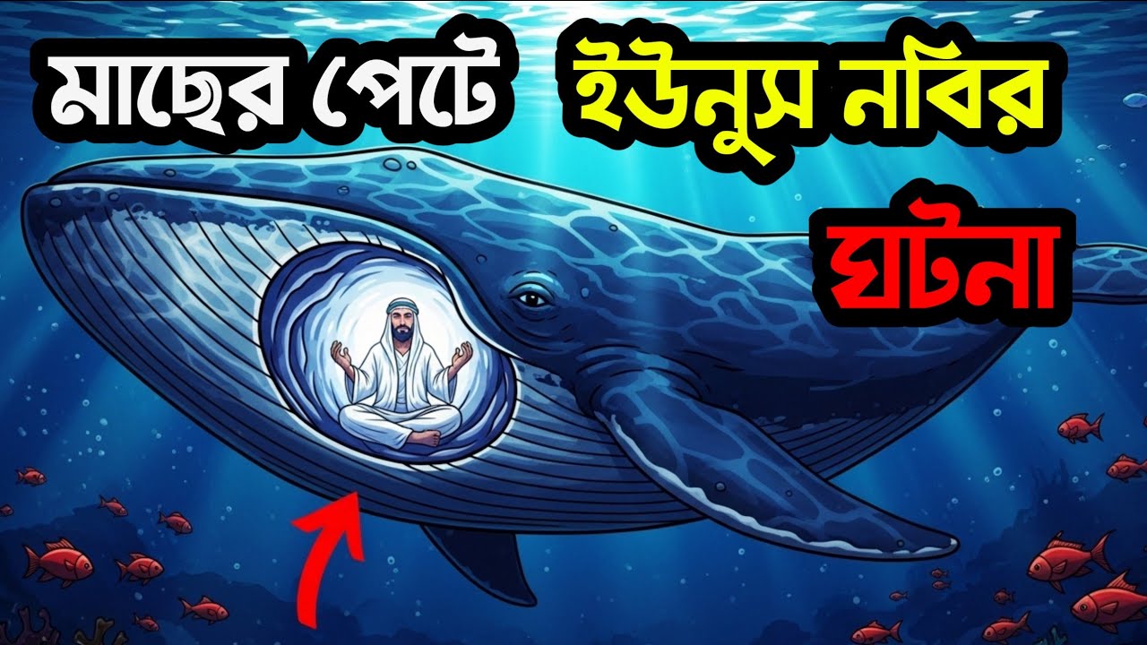 মাছের পেটে ৩ দিন! ইউনুস নবীর অবিশ্বাস্য জীবন রক্ষা | আল্লাহর কুদরত | Prophet Yunus Story