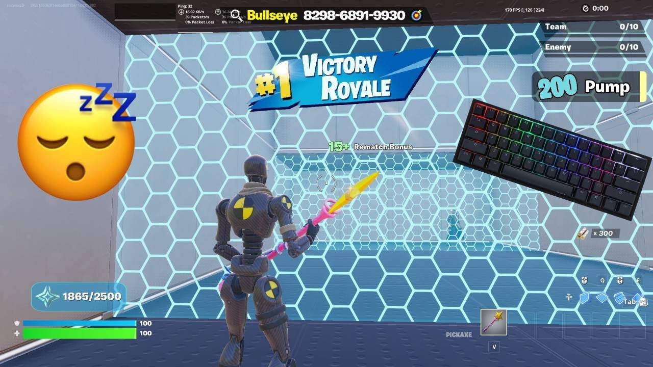 keyboard⌨️ Fortnite Piece Control 1v1 🎯Gameplay