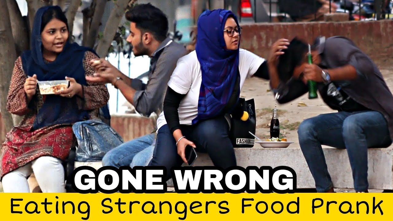 Eating Cute Girls Food Prank Gone Wrong 