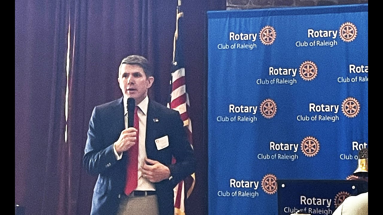 Raleigh Rotary Meeting August 4, 2025 NC Treasurer