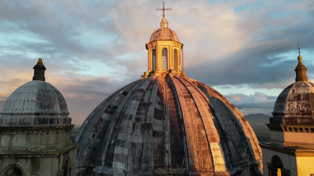 Video Drone 4K - Basilica di Santa Margherita - Montefiascone (VT) Vista Lago di Bolsena