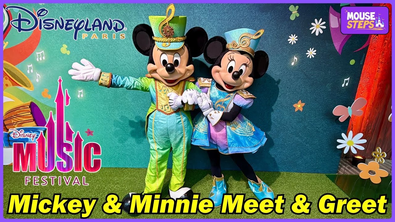 We Meet Mickey & Minnie at Disney Music Festival Press Event - Disneyland Paris 2025