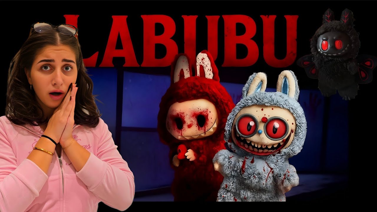 EVA PANIQUÉE PAR LES POUPÉES LABUBU! #halloween #labubu 